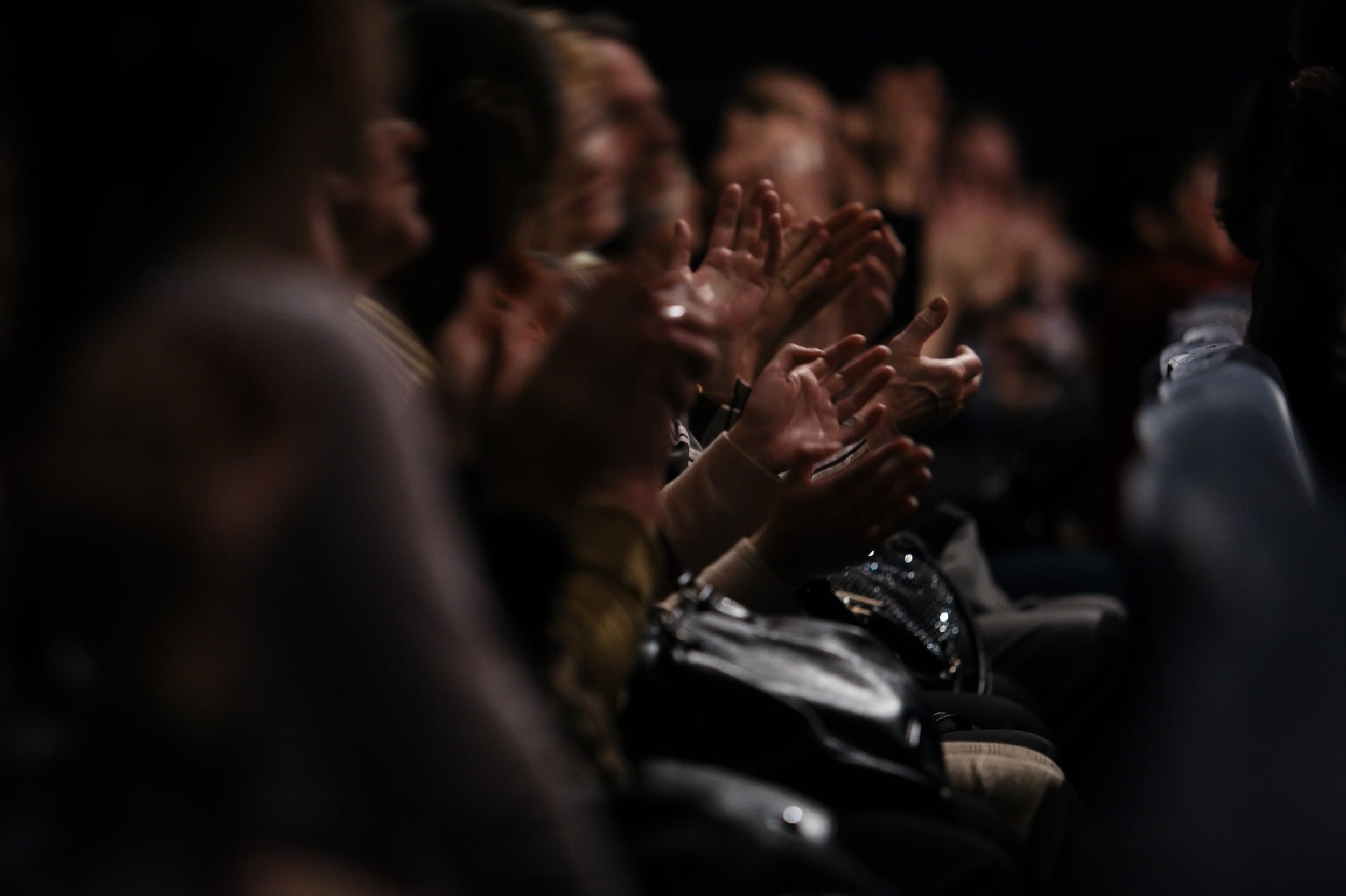 People clapping